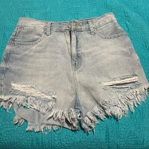 Cute Ripped Cutoff Shorts